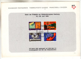 Téléphone - Bus Postal - Boîte Aux Lettres - Imprimerie - Suisse - Document De 1984 ° - GF - Oblit Bern - - Télécom