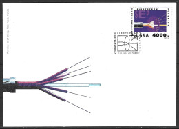 POLOGNE. N°3282 De 1994 Sur Enveloppe 1er Jour. Electricité. - Elektriciteit