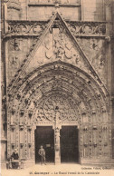 FRANCE - Quimper - Le Grand Portail De La Cathédrale - Carte Postale Ancienne - Quimper