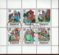 DDR Kleinbogen 2382 - 2387 Märchen Rapunzel Used Gestempelt TS - 1971-1980