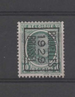 N 196B  Bruxelles 1929 Brussel - Typo Precancels 1922-31 (Houyoux)