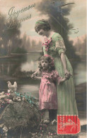 FÊTES - VOEUX - Pâques - Joyeuses Pâques - Colorisé - Carte Postale Ancienne - Easter