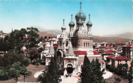 FRANCE - Nice - L'église Russe - Colorisé - Carte Postale Ancienne - Parks