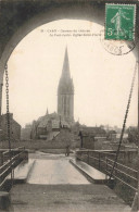 FRANCE - Caen - Caserne Du Château - Le Pont-Levis - Eglise Saint-Pierre - Carte Postale Ancienne - Caen