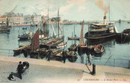 FRANCE - Cherbourg - L'avant-port - Colorisé - Carte Postale Ancienne - Cherbourg