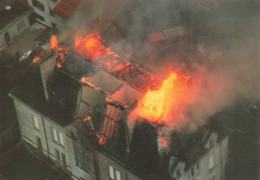 FRANCE - Meuse - Euville - La Mairie Est En Feu - Colorisé - Carte Postale - Autres & Non Classés