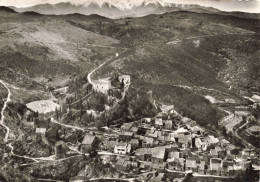 FRANCE - Castellnou - Le Village - Au Fond Le Canigou - Carte Postale Ancienne - Autres & Non Classés