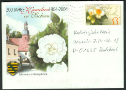 BUND 2004 55Pf-Umschlag O " 200 Jahre Kamelien In Sachsen Mit Schloßtor Königsbrück " - Covers - Used