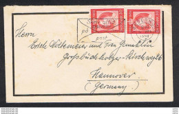DENMARK: 1959 LISTED COVERT WITH 30 Ore X 2 (378) - TO GERMANY - Covers & Documents
