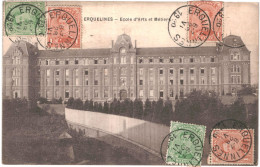 Carte Postale  Belgique Erquelinnes  Ecole D'Art Et Métiers 1920 VM72179ok - Erquelinnes