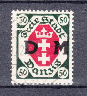 Danzig 1921-Mi. D8-Abart??,sehe Links Oben,Gestempelt(D3622) - Oficial