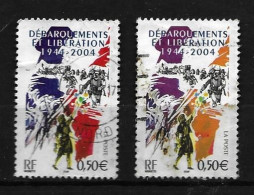 VARIETEE DE COULEUR N° 3675  OBLITERE - Used Stamps