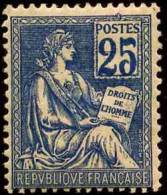France Variétés  N°114 Bleu Très Foncé  Qualité:** - 1900-02 Mouchon