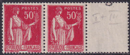 France Variétés  N°283r  Types I Et III Se Tenant(1 Ex*)  Qualité:** - Zonder Classificatie