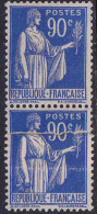 France Variétés  N°368 Paire Impression Sur Raccord  Qualité:** - Sin Clasificación