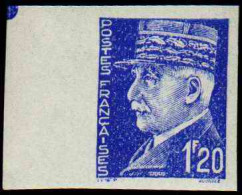 France Variétés  N°525A 1f20 Bleu Non émis Non Dentelé  Bdf  Qualité:** - Sin Clasificación