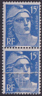 France Variétés  N°886f Paire Impression Sur Raccord  Qualité:** - Unclassified