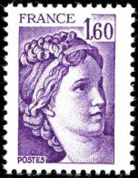 France Variétés  N°2060a  1f60 Violet Sans Phosphore  Qualité:** - Non Classés