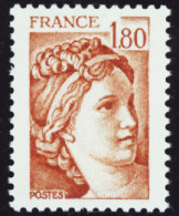 France Variétés  N°2061a  1f80  Sans Bande De Phosphore  Qualité:** - Non Classificati