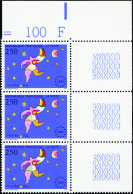 France Variétés  N°2776a  Sans Le Vert Sur Cœur Et Maillot Partiel Tenant à Normal  Qualité:** - Non Classificati