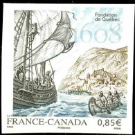 France Variétés  N°4182 France-Canada Légende Très Déplacée Non Dentelé  Qualité:** - Unclassified