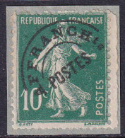 France Variétés Préoblitérés N°51c  "s"retouché Sur Fragment TB  Qualité:(*) - Ohne Zuordnung