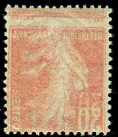 France Variétés Préoblitérés N°58 30c Semeuse Rouge Double Impression Recto-verso  Qualité:** - Zonder Classificatie