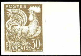 France Variétés Préoblitérés N°115 30f Coq Brun Sans La Surcharge Bdf  Qualité:(*) - Sin Clasificación