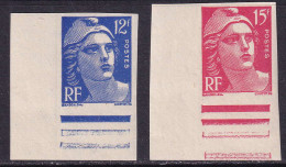 France Non Dentelés N°812/813 Marianne De Gandon 2 Valeurs Cdf  Qualité:** - 1945-54 Marianne De Gandon