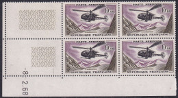 France Coins Datés Poste Aérienne N°41 10F Alouette  8.2.68  Qualité:** - Airmail