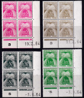 France Coins Datés Taxes N°90/94(sauf 91)  Nouveaux Francs 4 Valeurs 1964  Qualité:** - Postage Due