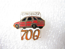 PIN'S      CITROEN  ZX  SUISSE  Email Grand Feu - Citroën