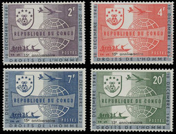 520/523** - 15e Anniversaire Des Droits De L'homme / 15 E Verjaring Van De Rechten Van De Mens - CONGO - Unused Stamps