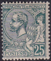 Monaco  N°16 25c Vert  Qualité:* - Andere & Zonder Classificatie