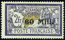 Alexandrie  N°48 60 Mill Sur 2f Merson  Qualité:* - Andere & Zonder Classificatie