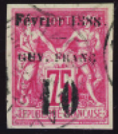 Guyane  N°9 10c Sur 75c Rose TB  Qualité:obl - Other & Unclassified