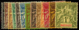 Martinique  N°31/43  13 Valeurs  Qualité:* - Andere & Zonder Classificatie