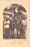 Congo Belge - Chef D'Isange - Photo Blaise Paraiso - Indigène - Carte Postale Ancienne - Congo Belga