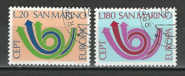 San Marino Mi 1029-30 O - Gebruikt