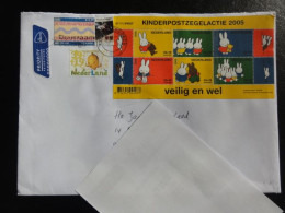 Bloc Kinderpostzegelactie 2005 - Thème : Enfant, Dessinateur Burma, Lapin - Brieven En Documenten