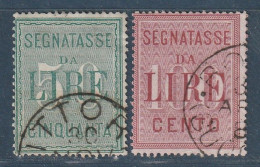 ITALIE - TAXE N°20/1 Obl (1884) - Portomarken