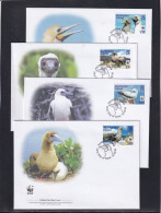 Thème Oiseaux - Ascension - Série De 4 Enveloppes - TB - Andere & Zonder Classificatie