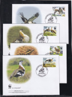 Thème Oiseaux - Togo - Série De 4 Enveloppes - TB - Sonstige & Ohne Zuordnung