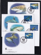 Thème Poissons - Grenade - Série De 4 Enveloppes - TB - Fishes
