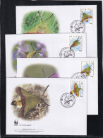 Thème Insectes - Croatie - Série De 4 Enveloppes - TB - Sonstige & Ohne Zuordnung