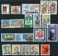 DDR / E. GERMANY 1979 Eleven Commemorative Issues Used - Oblitérés