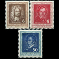 DDR 1952 - Scott# 100-2 Composers Set Of 3 MNH - Ungebraucht