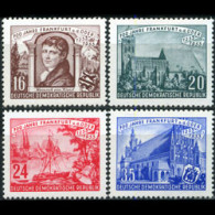 DDR 1953 - Scott# 151-4 Frankfurt City Set Of 4 MNH - Ungebraucht