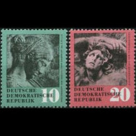 DDR 1958 - Scott# 412-3 Art Treasures Set Of 2 MNH - Ungebraucht