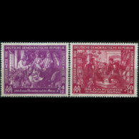 DDR 1949 - Scott# B15-6 Leipzig Fair Set Of 2 MNH - Ungebraucht